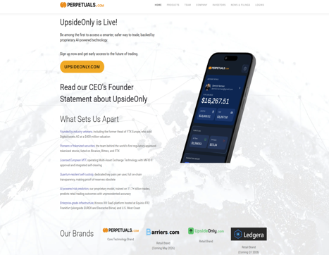 Perpetuals.com NASDAQ Listing